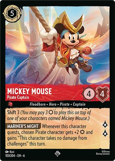 Mickey Mouse - Pirate Captain Full hd image