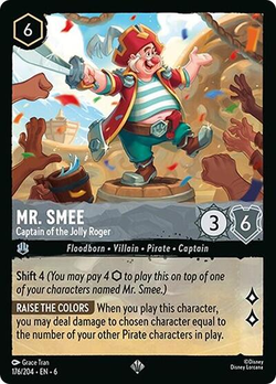 Mr. Smee - Capitano della Jolly Roger