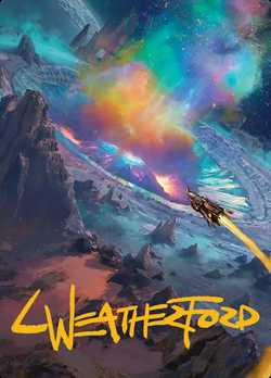 Série de Arte da Cratera de Meteoros image