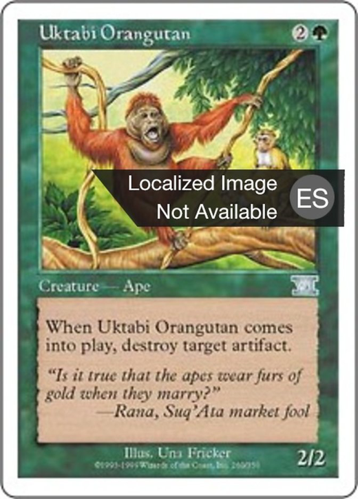 Orangután de Uktabi image