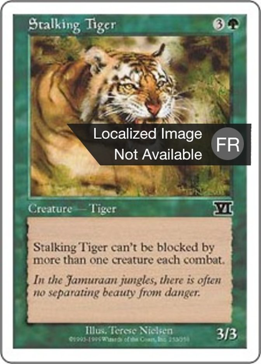 Tigre en chasse image