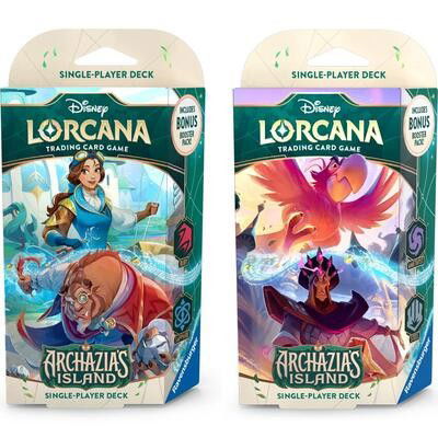 Disney Lorcana: Archazia's Island Starter Deck [Set of 2] Crop image Wallpaper