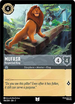 carta spoiler Mufasa - Respected King