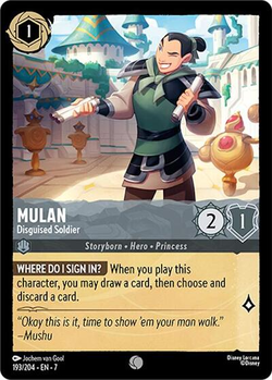 Mulan - Verkleideter Soldat image