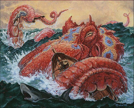 Giant Octopus Crop image Wallpaper