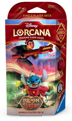 carta spoiler Disney Lorcana: Reign of Jafar Starter Deck