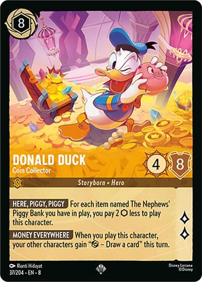 Pato Donald - Coleccionista de monedas image
