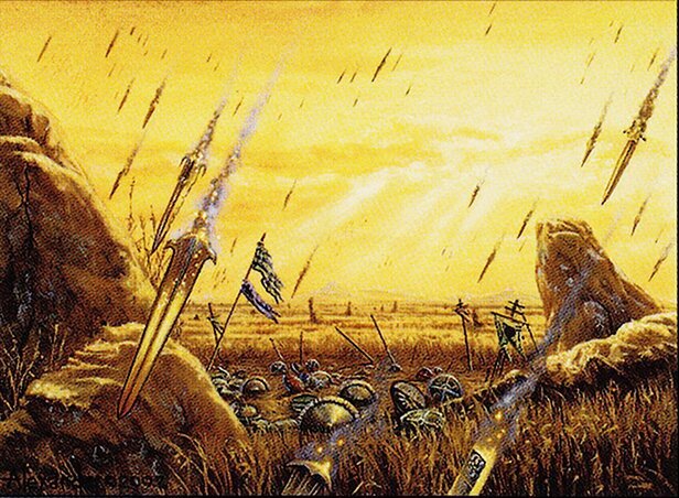 Rain of Blades Crop image Wallpaper