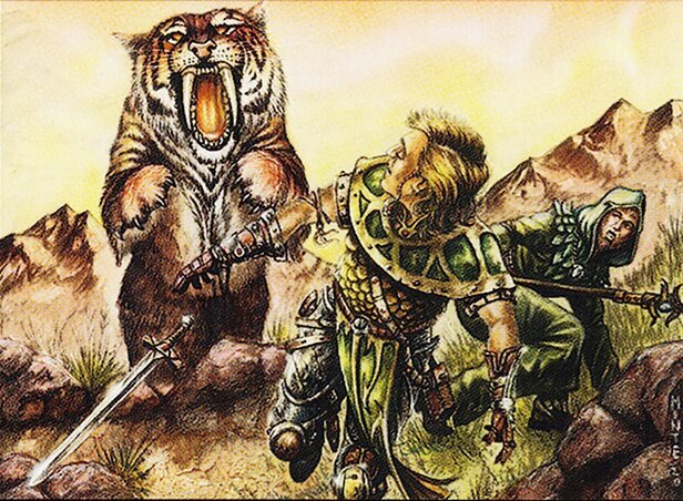 Sabretooth Tiger Crop image Wallpaper