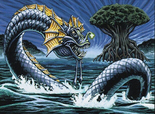 Sea Monster Crop image Wallpaper
