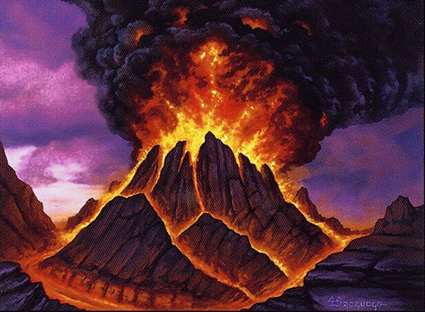 Urborg Volcano Crop image Wallpaper