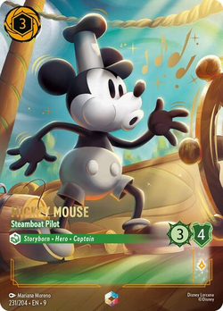 Souris Mickey - Pilote de bateau à vapeur image