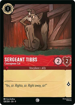 Sergent Tibbs - Chat Courageux image