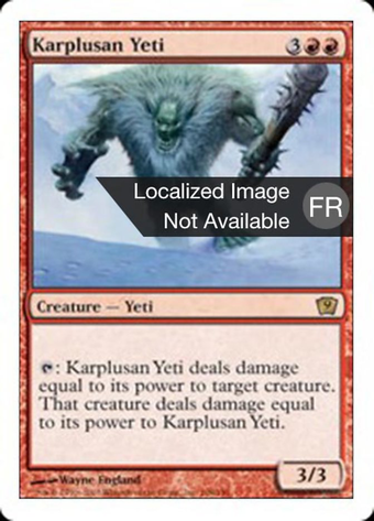 Karplusan Yeti Full hd image