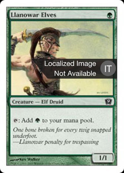 Elfi di Llanowar