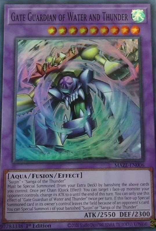 Gate Guardian of Water and Thunder | Yu-Gi-Oh TCG YGO カード