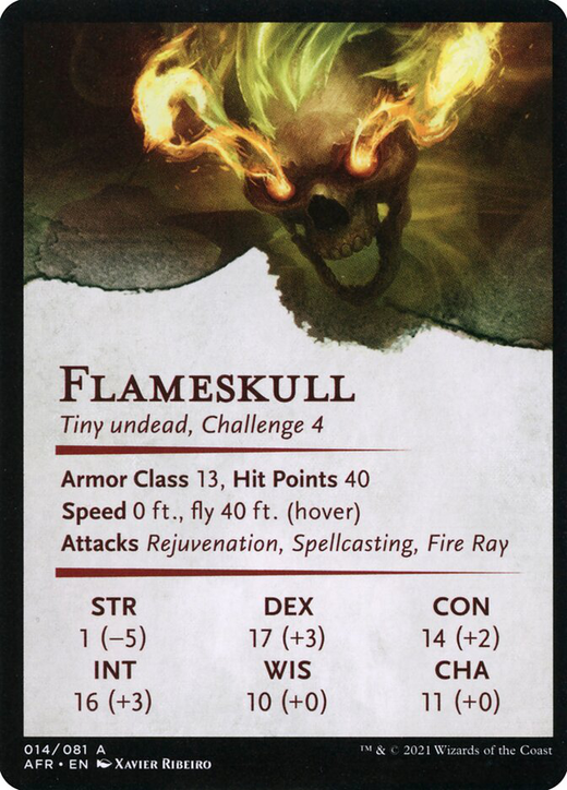 Flameskull Card Full hd image