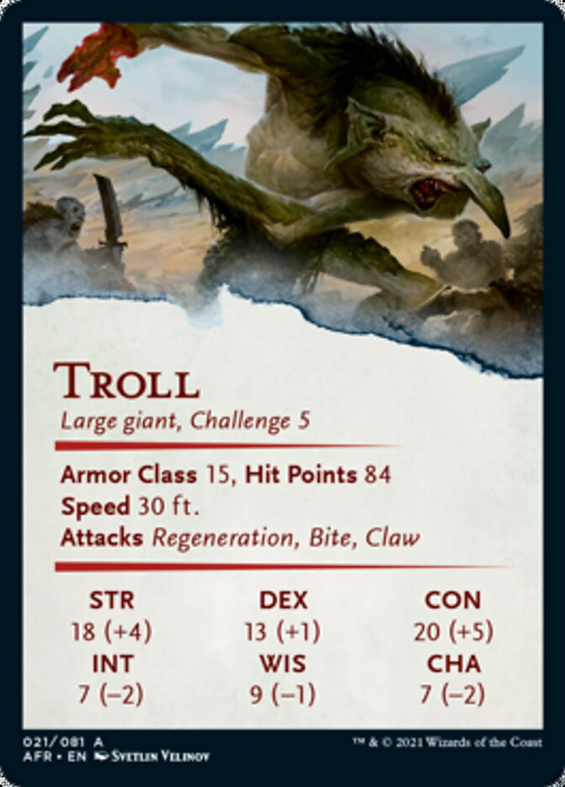 Loathsome Troll Card // Troll Card Full hd image