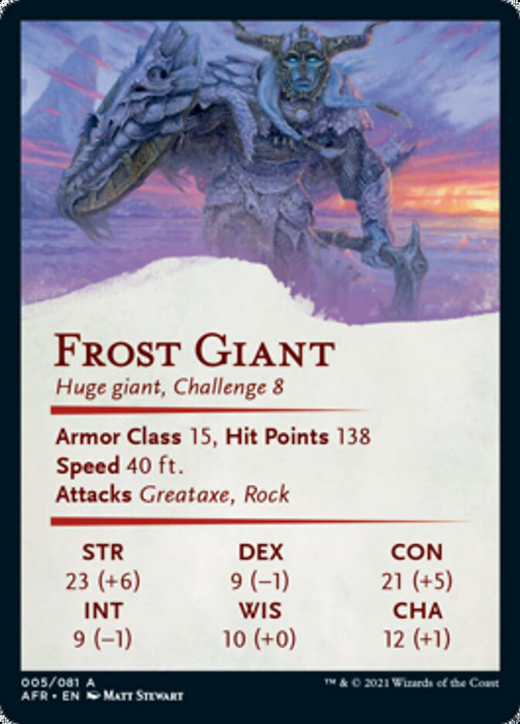 Rimeshield Frost Giant Card // Frost Giant Card Full hd image