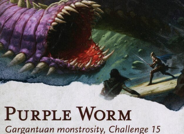 Purple Worm Card Crop image Wallpaper