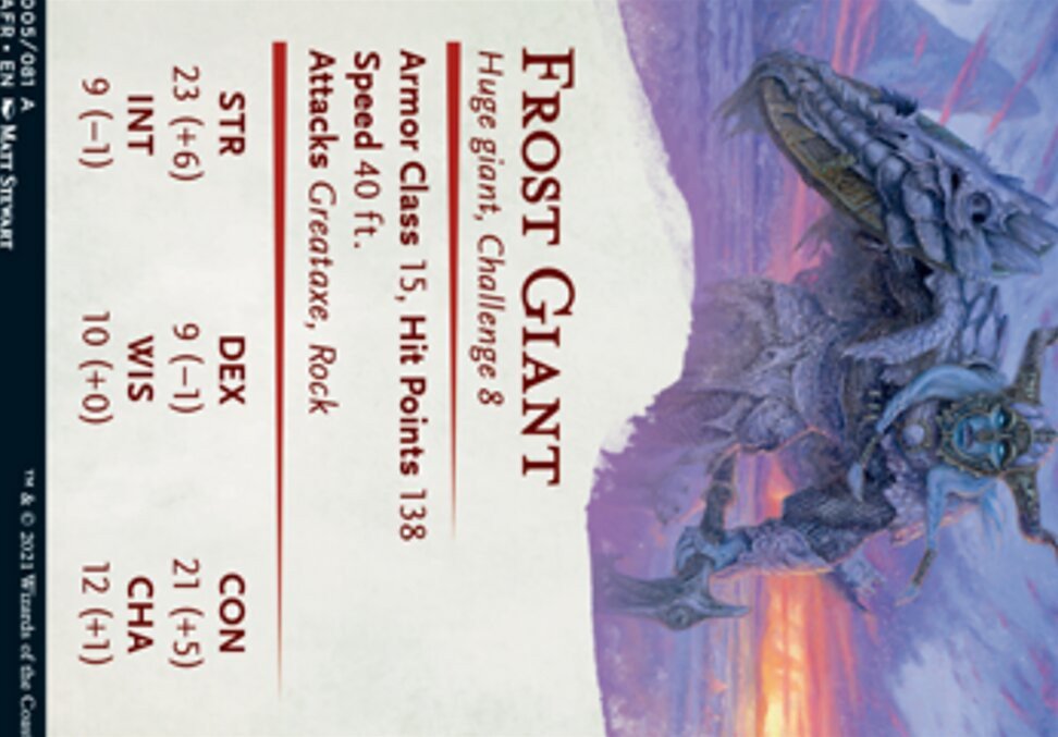 Rimeshield Frost Giant Card // Frost Giant Card Crop image Wallpaper