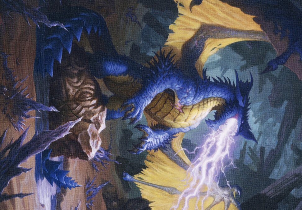 Blue Dragon Card Crop image Wallpaper