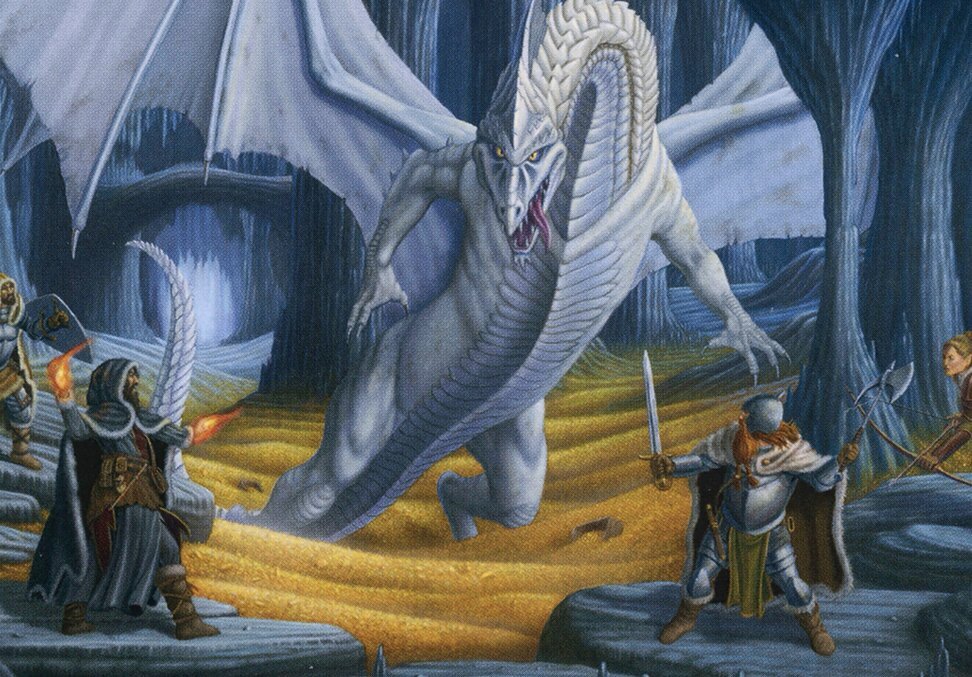 Cave of the Frost Dragon Card Crop image Wallpaper