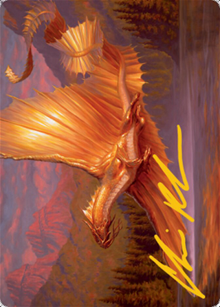 Adult Gold Dragon Card // Adult Gold Dragon Card image