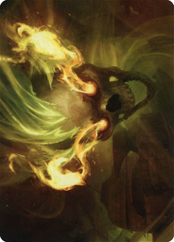 Flameskull Card: 火焰头骨牌