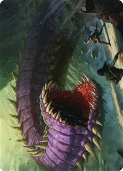 Purple Worm Card