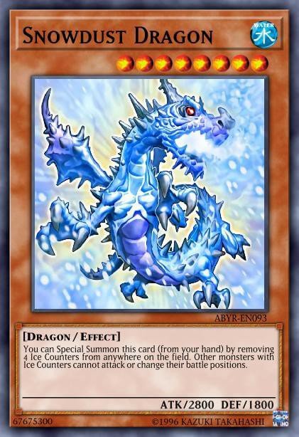 Snowdust Dragon Crop image Wallpaper