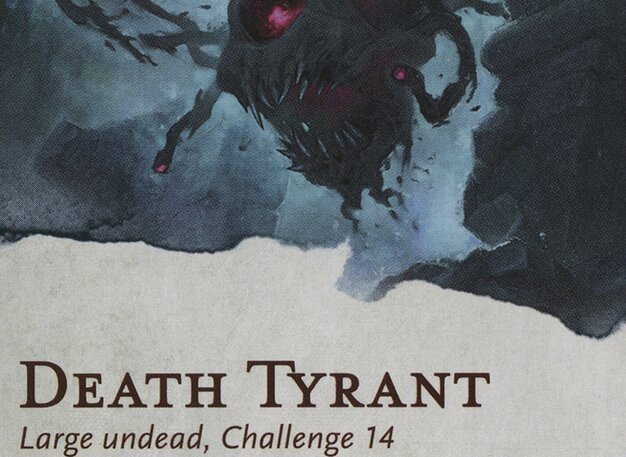 Ghastly Death Tyrant Card Crop image Wallpaper