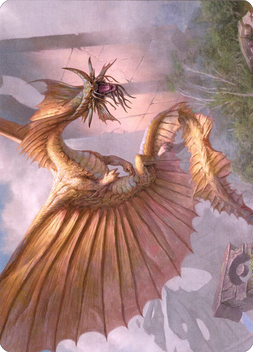 Ancient Gold Dragon Card Full hd image