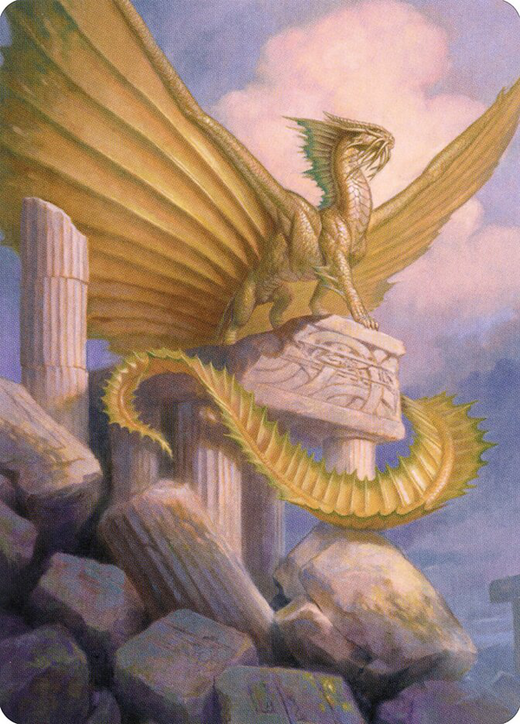Ancient Gold Dragon Card Full hd image