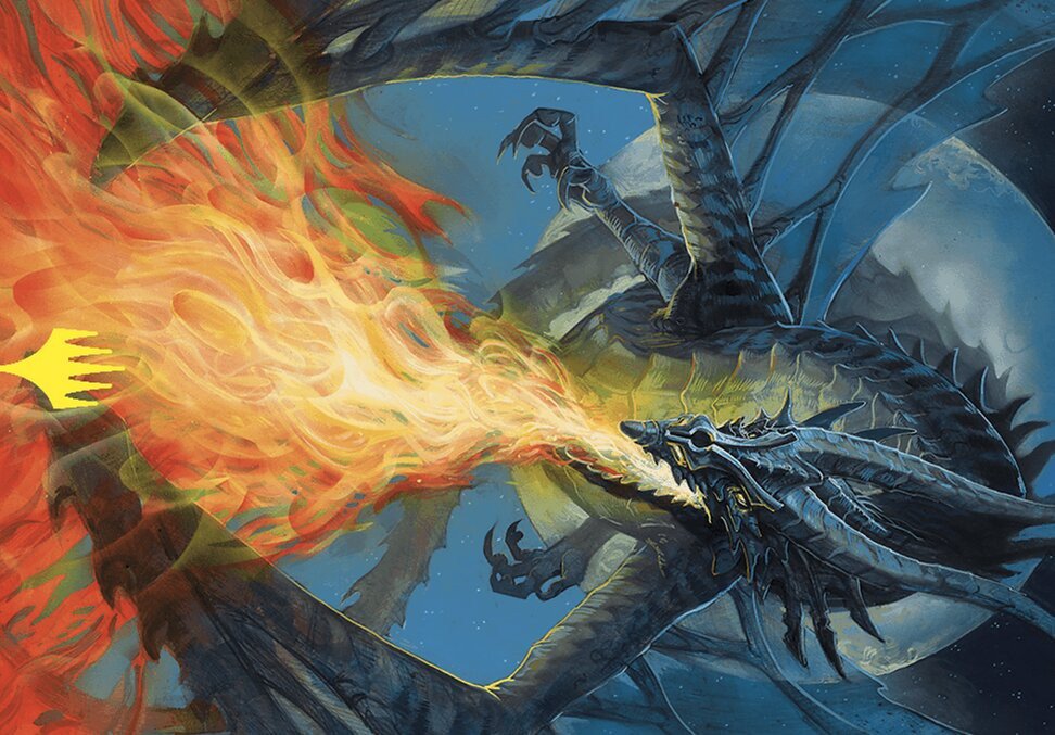 Balefire Dragon Card Crop image Wallpaper