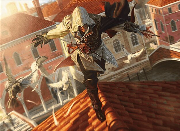 Ezio, Blade of Vengeance Crop image Wallpaper