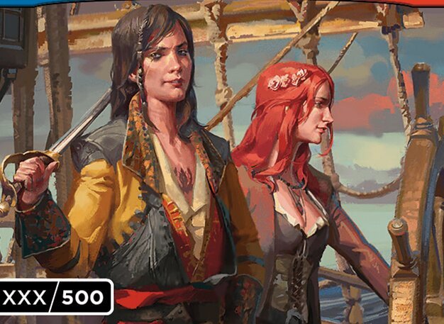 Mary Read and Anne Bonny Crop image Wallpaper