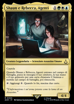 Shaun e Rebecca, Agenti image