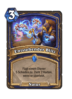 Entstehender Blitz image