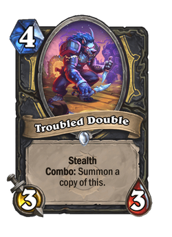 Troubled Double image