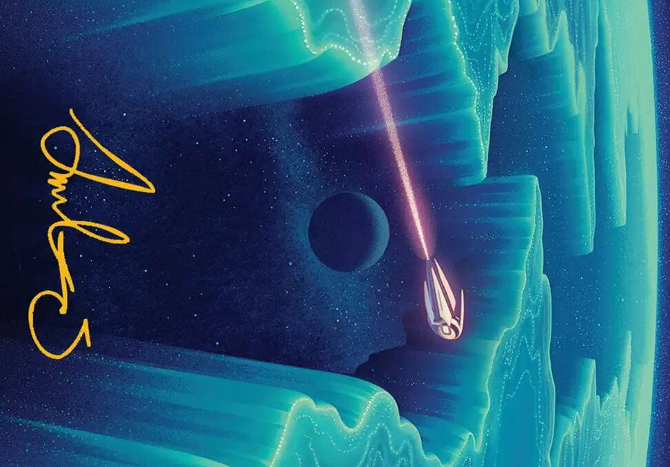 Cascading Cataracts Art Series Crop image Wallpaper