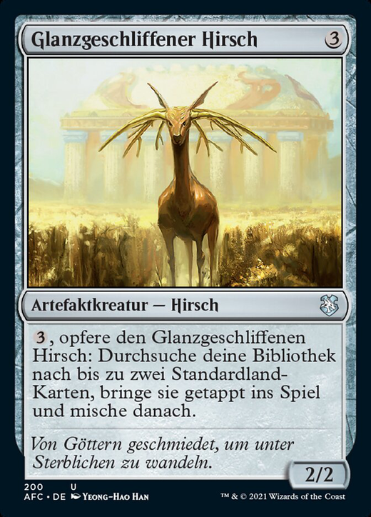 Glanzgeschliffener Hirsch image
