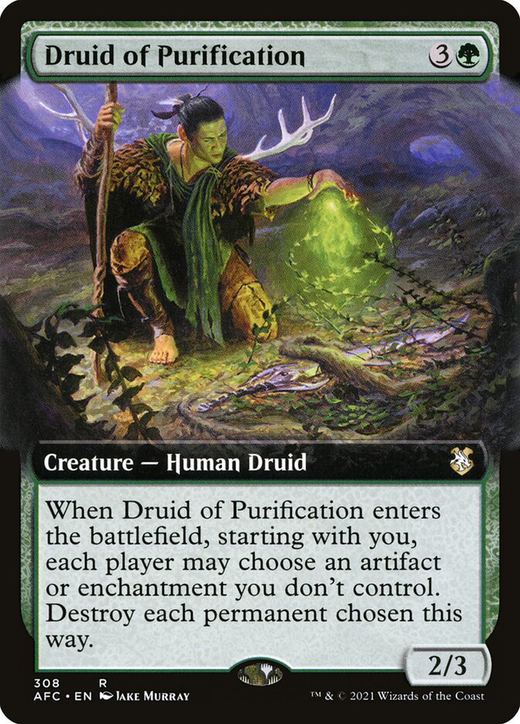 Druid of Purification | Magic: the Gathering MTG Cards