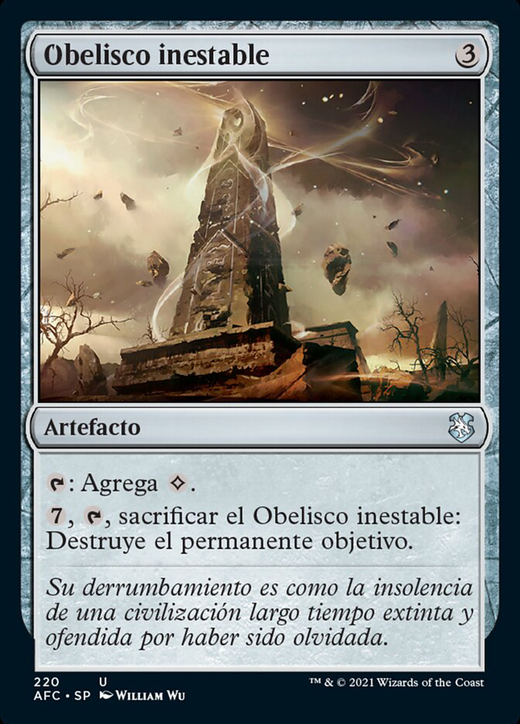 Obelisco inestable image