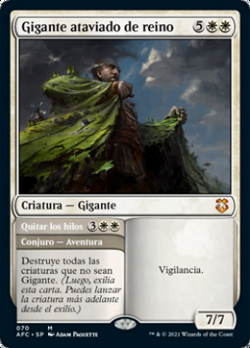 Realm-Cloaked Giant // Quitar los hilos