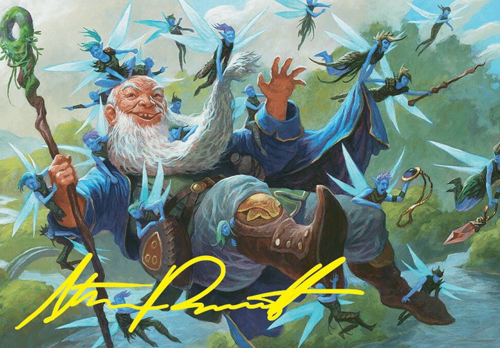 Mischievous Mystic Art Series Crop image Wallpaper