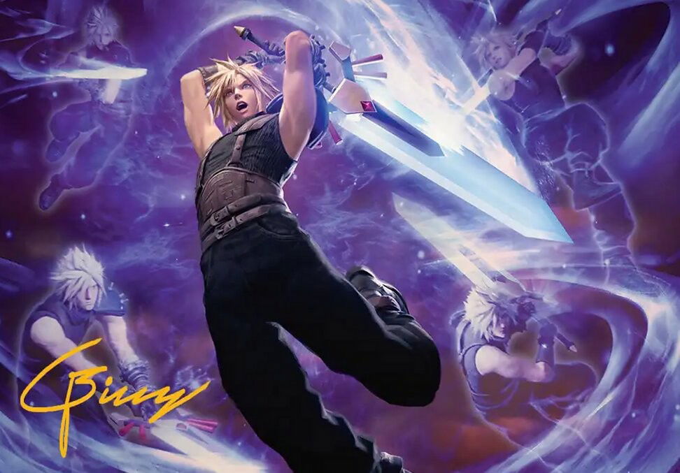 Cloud's Limit Break Art Series Crop image Wallpaper