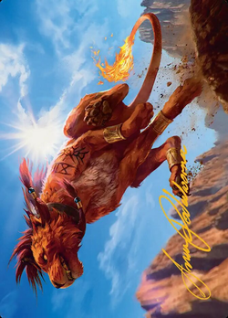 Red XIII, Proud Warrior Art Series