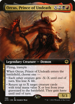 Orcus, Príncipe da Morte-vida