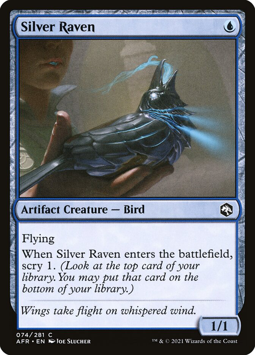 Silver Raven Full hd image